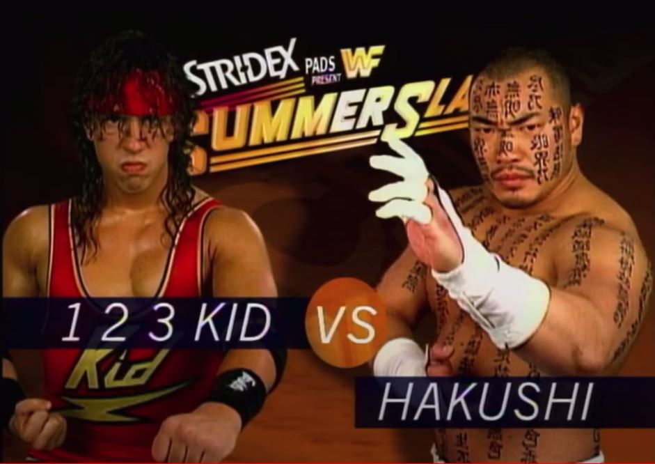 123 Kid and Hakushi WWF Maze of Media